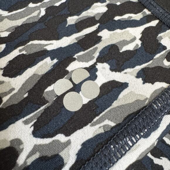 Sweaty Betty The Super Sculpt Workout Leggings Navy Blue Side Pocket Small - Picture 9 of 9